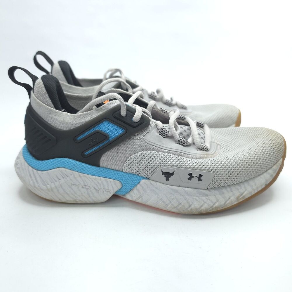 Under Armour Project Rock 5 UA Women's Size 9 Gray Cross Training 3025436-101